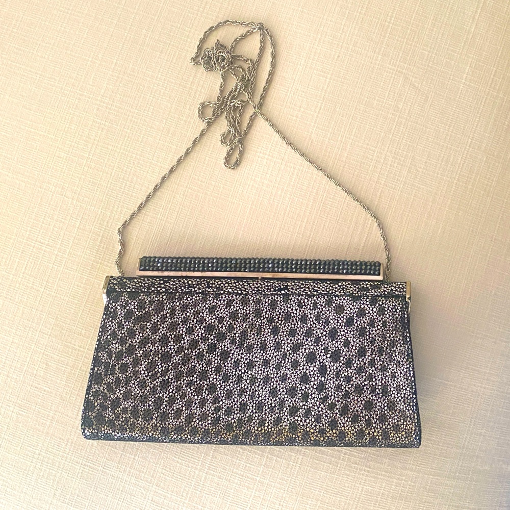 Judith Leiber Bejeweled Silver Animal Clutch Fabulous!
